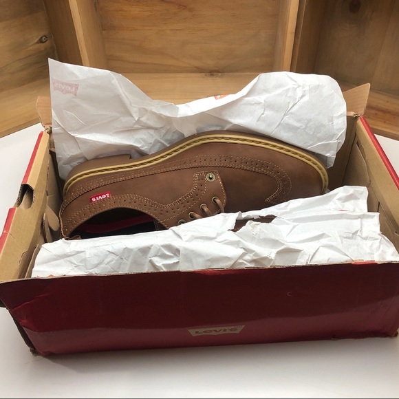 Levi’s Tindal UL Dark Tan Oxfords - Picture 12 of 13